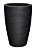 Vaso grafiato cônico preto 43 x 27 cm modelo 65 cm nutriplan - Imagem 1