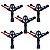 5 unidades - Aspersor Agropolo Impacto vermelho 1'' NY-30 ER 6,2X4,6mm - Imagem 1