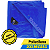 Lona 300 Micras Impermeável Azul Ponta Preta - 11x4 - Imagem 1