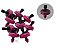 BOTAO GOTEJ. NETAFIM - PCJ/CNL 12L/H3.17GPH NIP  ROSA - CONTÉM 100 UNIDADES - Imagem 2