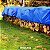 Lona Azul Multiuso 2x2 m Impermeável Reforçada Cobertura Obra Camping - Imagem 5