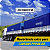 LONA PVC LOCOMOTIVA AZUL/PRETO COM ARGOLA - 5X5 - Imagem 5