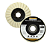Disco Feltro  4.1/2 22,23mm Starfer Flap Polimento Aço Inox 4.1/2 22,23mm Starfer - Imagem 2