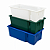 Caixas 24L  Para Transporte - Branca, Verde e Azul - Injesul - Imagem 1