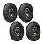 Kit 4Und Roda Pneumáticas Ajax 325-8 – Ideal Para Carrinhos de Mão e Carriolas - Imagem 1