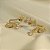 Brinco Ear Cuff com Microzircônias e Zircônias - Imagem 3