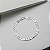 Pulseira Prata 3x1 20cm 6,60mm - Imagem 1