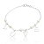 PULSEIRA PRATA 18CM PEROLAS 4MM C/ LOVE PENDURADO - Imagem 1