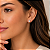 Brinco Zirconia Quadrada 5mm - Imagem 3