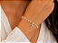 Pulseira 14+4cm Perolas Laço Cravejado - Imagem 2