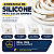 Borracha silicone 13 x 10mm / 13 x 9,2mm (com ou sem furo) - Imagem 1