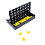 MINI JOGO DE BOLSA LIGA QUATRO JOGO DE RACIOCÍNIO BATMAN - Imagem 3