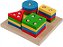 Brinquedo Educativo Encaixe Formas e Cores 17 Peças - Toy Mix - Imagem 1