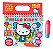 Livro de Colorir com Água Hello Kitty Reutilizável Infantil Educativo - Imagem 1