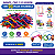 Blocos de Montar Criativo 98 Peças Ark Toys Formas Educativas Infantil - Imagem 3