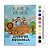 Livro De Aquarela Arca De Noé Infantil Com Tintas E Pincel - Imagem 1