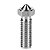 Bico em Inox Volcano para Hotend - GTMax3D - Imagem 1