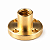 Castanha de latão para fuso TR8 - Imagem 1