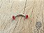 Micro Barbell Curvo Zircônias Vermelhas - Imagem 5