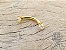Micro Barbell Curvo Dourado Zircônias - Imagem 3