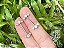 Barbell Mamilo Titânio Natural Cluster Zircônias - Imagem 2