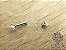 Micro Barbell Aço Garras Dupla de Zircônias Brancas - Imagem 5