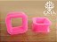 Alargador Silicone Quadrado Pink - Imagem 2