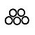 Borracha Preta para Roldanas do Cortador de Papel HP T120, T130, T520, T530, T730 - Kit com 5 Unidades - Imagem 2