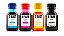 KIT 4 TINTAS PARA EPSON UNIVERSAL CMYK 100ML - Imagem 1
