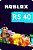 Roblox 40 R$ Robux Código de Resgate Digital - Imagem 1