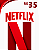 Netflix Cartão Presente R$ 35 Código de Resgate - Imagem 1