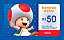 Nintendo E-shop Gift Card R$50 - Imagem 1