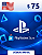 Cartão Playstation Store $75 Dólares USA - Código Digital - Imagem 1