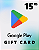 Cartão Google Play 15 R$ Código de Resgate Digital - Imagem 1