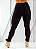 Legging Sainha Jacquard Trend Preta - Imagem 2