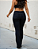 Calça Flare Pesponto Preta - Imagem 1