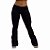 Calça Flare Pesponto Preta - Imagem 1