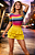 Short Babadinho Amarelo - Imagem 1