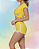 Bermuda Princess Poá Amarelo - Imagem 3