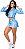 Short Saia Digital Jeans Claro - Imagem 1