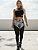Legging Jump Preta Branca - Imagem 1