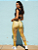 Legging Digital Jeans Onça Dourado - Imagem 2