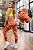 Legging Digital África Laranja - Imagem 2