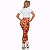 Legging Digital África Laranja - Imagem 2