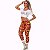 Legging Digital África Laranja - Imagem 1