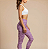 Legging Cós V Labirinto Lilás - Imagem 2