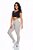 Legging Cós V Jacquard Cinza - Imagem 1