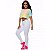 Legging Jacquard Branca (COM AVARIA) - Imagem 1