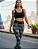 Legging Cós Alto Cinto Cinza Degradê - Imagem 3