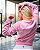 Blusa Moletom Coroa Rosa Bebê - Imagem 2
